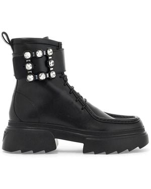 Roger Vivier Lace-Up Boots - Black