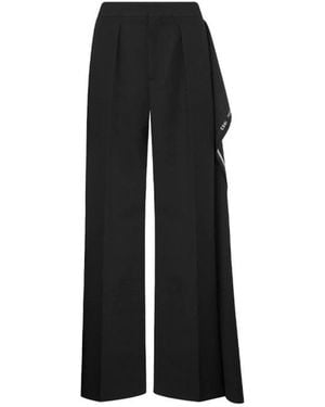 Moschino Wide Trousers - Negro