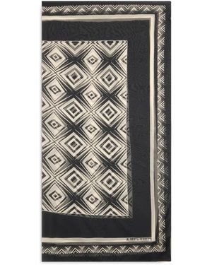 Alberta Ferretti Accessoires ,Veelkleurig ,Zijden Sjaal Met Print - Meerkleurig