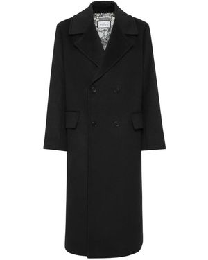 Philipp Plein Double-Breasted Coats - Noir