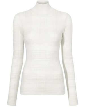 Proenza Schouler Stefanie Pullover Im Karomuster - Weiß