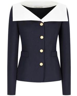 Alessandra Rich Cardigans - Blue