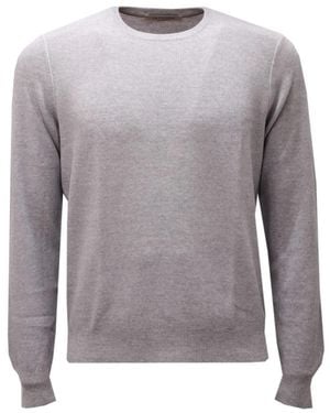 La Fileria Round-Neck Knitwear - Grey