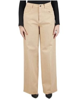 Kiton Wide Trousers - Neutro