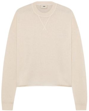 Autry Round-Neck Knitwear - Neutro