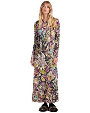 La DoubleJ Swingjurk Met Lange Mouwen - Meerkleurig