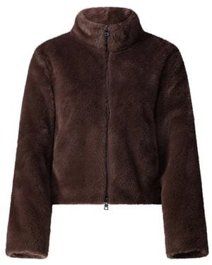 Marc Cain Faux Fur & Shearling Jackets - Marrón