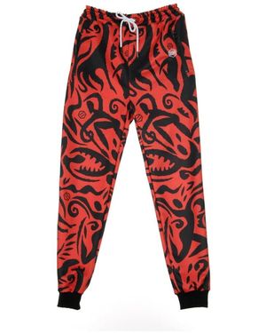 DOLLY NOIRE Ritual Mask Trainingshose - Rot