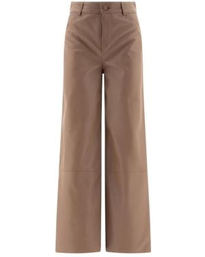 Loulou de Saison Wide Trousers - Brown