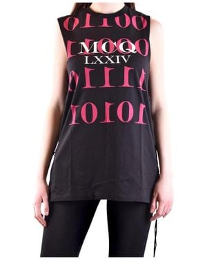 McQueen Sleeveless Tops - Negro