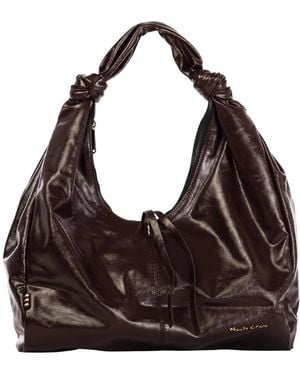 Manila Grace Elegante Und Vielseitige Damenhandtasche - Braun