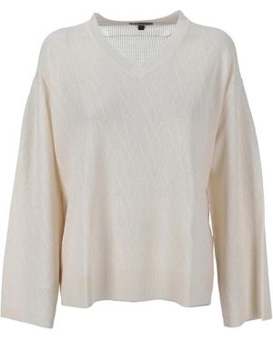 ARMANI EXCHANGE V-Neck Knitwear - Gris