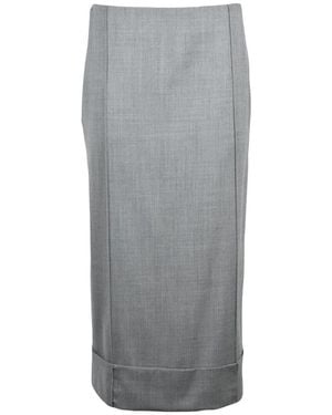 Peserico Midi Skirts - Grey