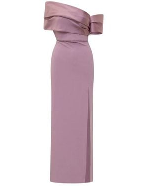 Solace London Maxi Dresses - Purple