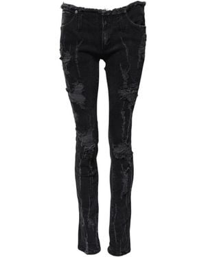 Dolce & Gabbana Skinny Fit Jeans - Black