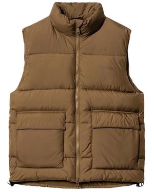 Carhartt Jassen ,Bruin ,Polyester Springfield Vest