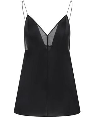 KHAITE Sleeveless Tops - Black