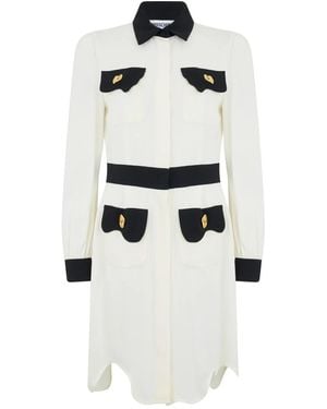 Moschino Shirt Dresses - White