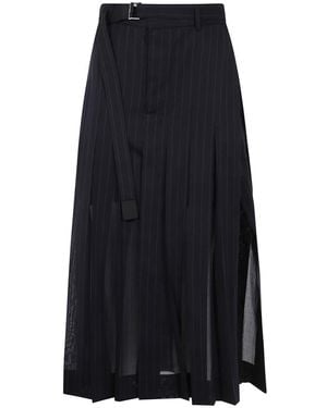Sacai Midi Skirts - Azul