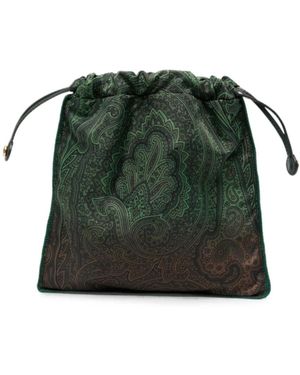 Etro Kalispera Small Beuteltasche - Grün