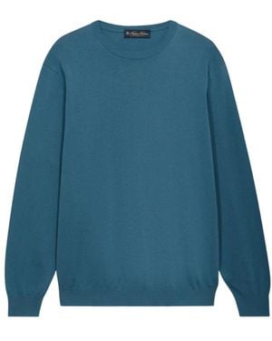 Brooks Brothers Round-Neck Knitwear - Blue