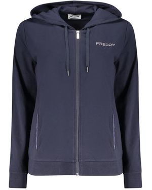Freddy Langärmliger Hoodie - Blau