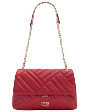 Roberto Cavalli Shoulder Bags - Rosso
