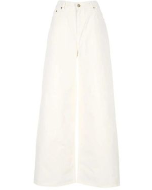 Golden Goose Wide Jeans - White
