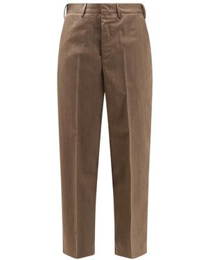 PT Torino Suit Trousers - Brown