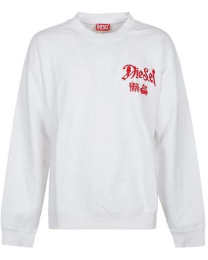 DIESEL Sweatshirts - Blanco