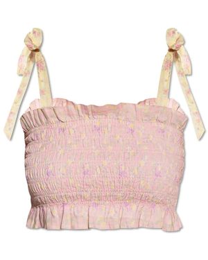 LoveShackFancy Sleeveless Tops - Rosa