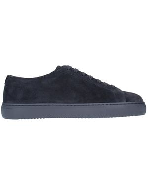 Doucal's Schoenen ,Blauw ,Leer Sneakers Model Du 3285Rogeuf 106Lb 15