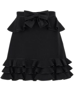 Valentino Short Skirts - Black