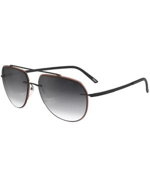 Silhouette Ring Sonnenbrille - Schwarz