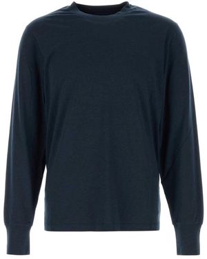 Tom Ford Lyocell Katoen Ronde Hals Trui - Blauw