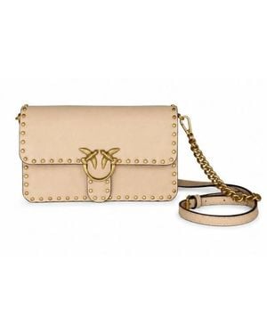 Pinko Cross Body Bags - Natural