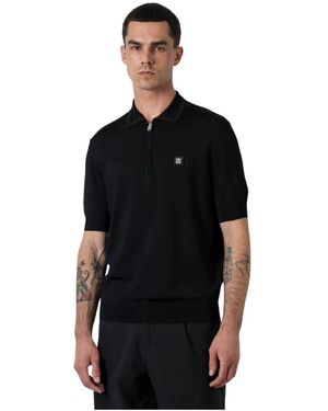 HUGO Baumwoll Poloshirt - Schwarz