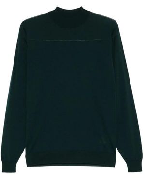 John Smedley Rollkragenpullover - Grün
