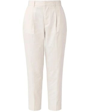PT Torino Cropped Trousers - White