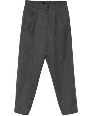 Low Brand Straight Trousers - Grey