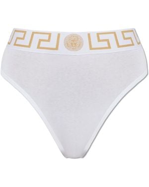 Versace Ondergoed ,Wit ,Katoen Katoenen Slips