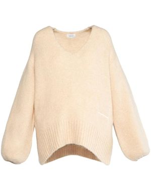 Hèst V-Neck Knitwear - Neutro