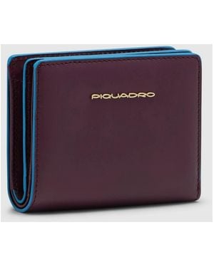 Piquadro Kleine Brieftasche - Lila