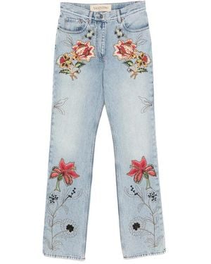Valentino Straight Fit Jeans - Blue