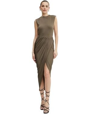 Patou Open Back Dress - Naturel