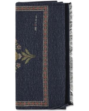Kiton Silky Scarves - Azul