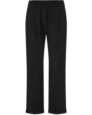 Marc Cain Straight Trousers - Negro