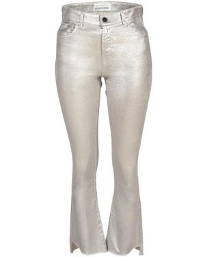 Liviana Conti Flared Jeans - Grey