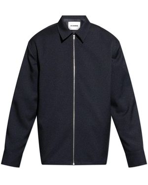 Jil Sander Jacke Mit Kragen - Blau