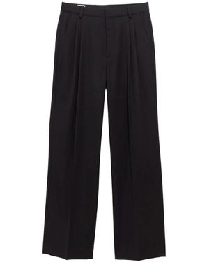 CASABLANCA Straight Trousers - Black